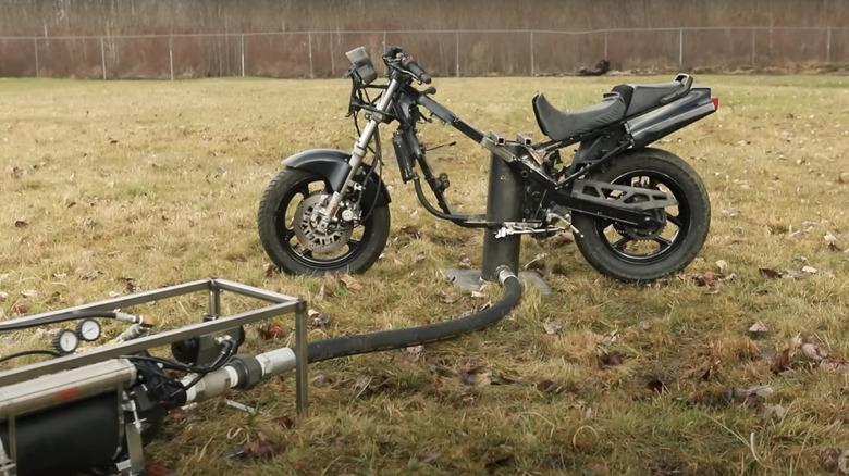 Tyler Bell air cannon flip crash cars movies
